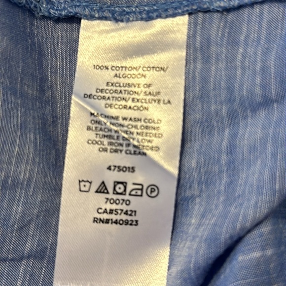 Loft beautiful cotton blouse with lace - Picture 7 of 7